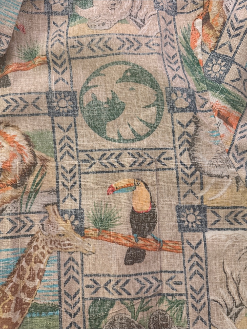 Reyn Spooner San Diego Zoo Wildlife Alliance Shirt M classic fit  Collab Rare - Picture 2 of 9